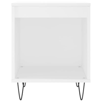 Nachttisch Weiß 40x35x50 cm Holzwerkstoff