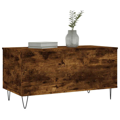 Couchtisch Räuchereiche 90x44,5x45 cm Holzwerkstoff
