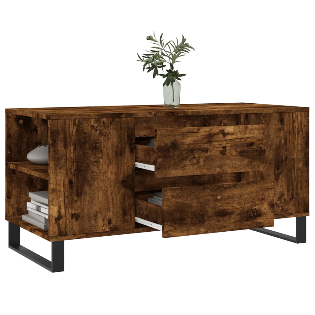 Couchtisch Räuchereiche 102x44,5x50 cm Holzwerkstoff
