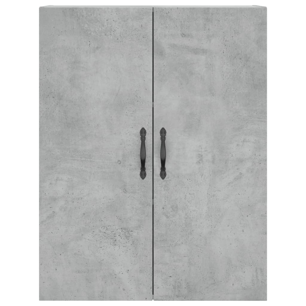 Wandschrank Betongrau 69,5x34x90 cm Holzwerkstoff