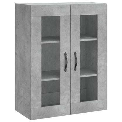 Wandschrank Betongrau 69,5x34x90 cm Holzwerkstoff