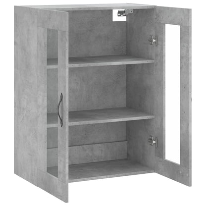 Wandschrank Betongrau 69,5x34x90 cm Holzwerkstoff
