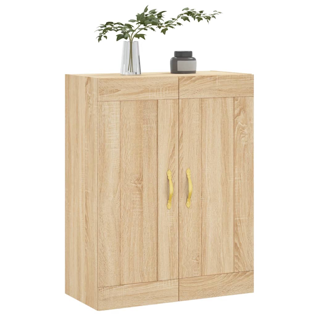 Wandschrank Sonoma-Eiche 69,5x34x90 cm Holzwerkstoff