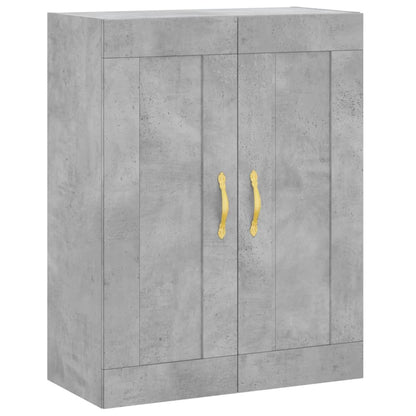 Wandschrank Betongrau 69,5x34x90 cm Holzwerkstoff