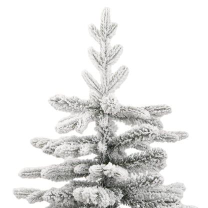 Künstlicher Weihnachtsbaum Klappbar Beschneit 210 cm