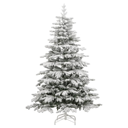 Künstlicher Weihnachtsbaum Klappbar Beschneit 240 cm