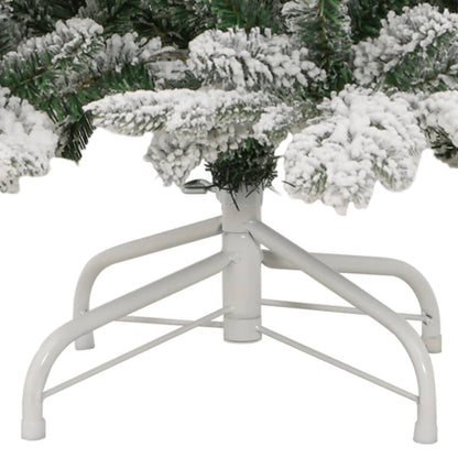 Künstlicher Weihnachtsbaum Klappbar Beschneit 240 cm