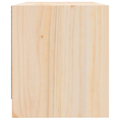 Nachttische 2 Stk. 40x31x35,5 cm Massivholz Kiefer