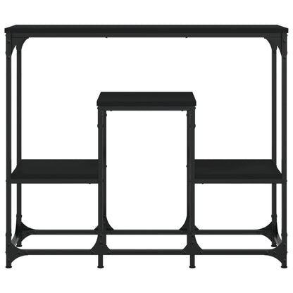 Konsolentisch Schwarz 89,5x28x76 cm Holzwerkstoff
