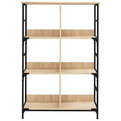 Bücherregal Sonoma-Eiche 78,5x33x117,5 cm Holzwerkstoff