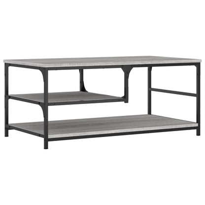 Couchtisch Grau Sonoma 90x49x40 cm Holzwerkstoff