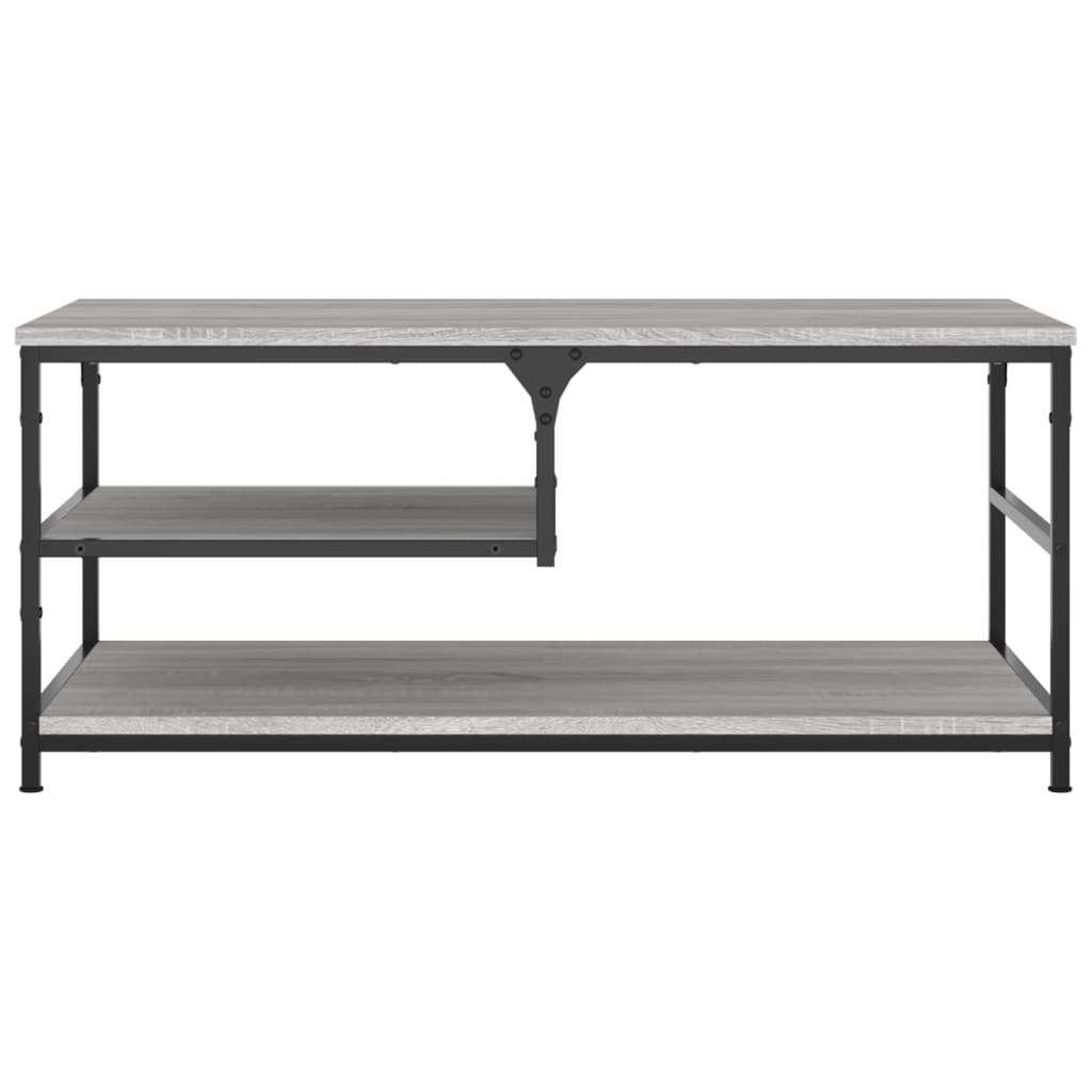 Couchtisch Grau Sonoma 90x49x40 cm Holzwerkstoff