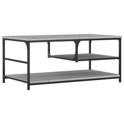 Couchtisch Grau Sonoma 90x49x40 cm Holzwerkstoff