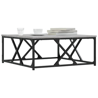 Couchtisch Grau Sonoma 70x70x30 cm Holzwerkstoff