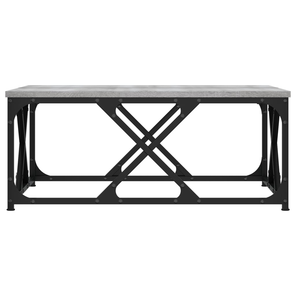 Couchtisch Grau Sonoma 70x70x30 cm Holzwerkstoff