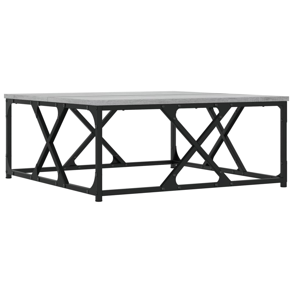 Couchtisch Grau Sonoma 70x70x30 cm Holzwerkstoff