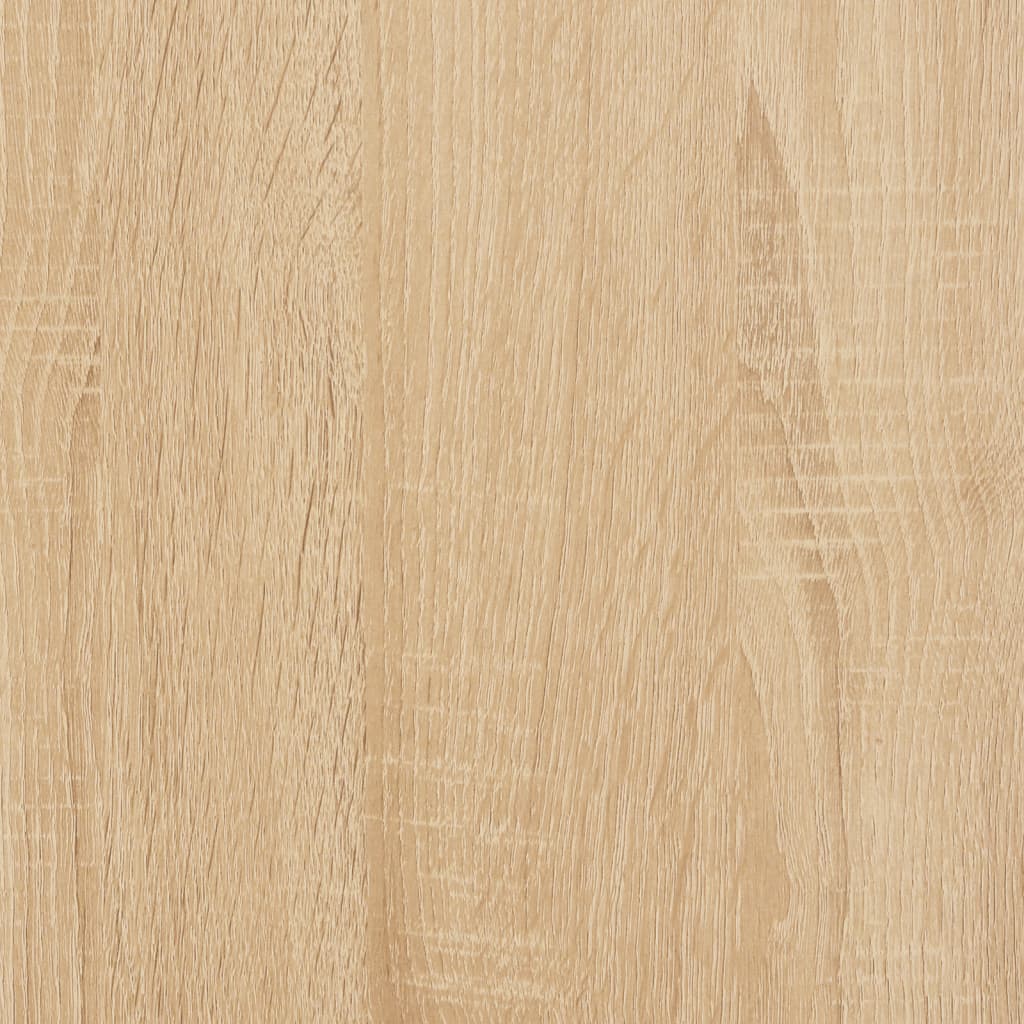 Wandregal 2 Fächer Sonoma-Eiche 80x21x51 cm Holzwerkstoff
