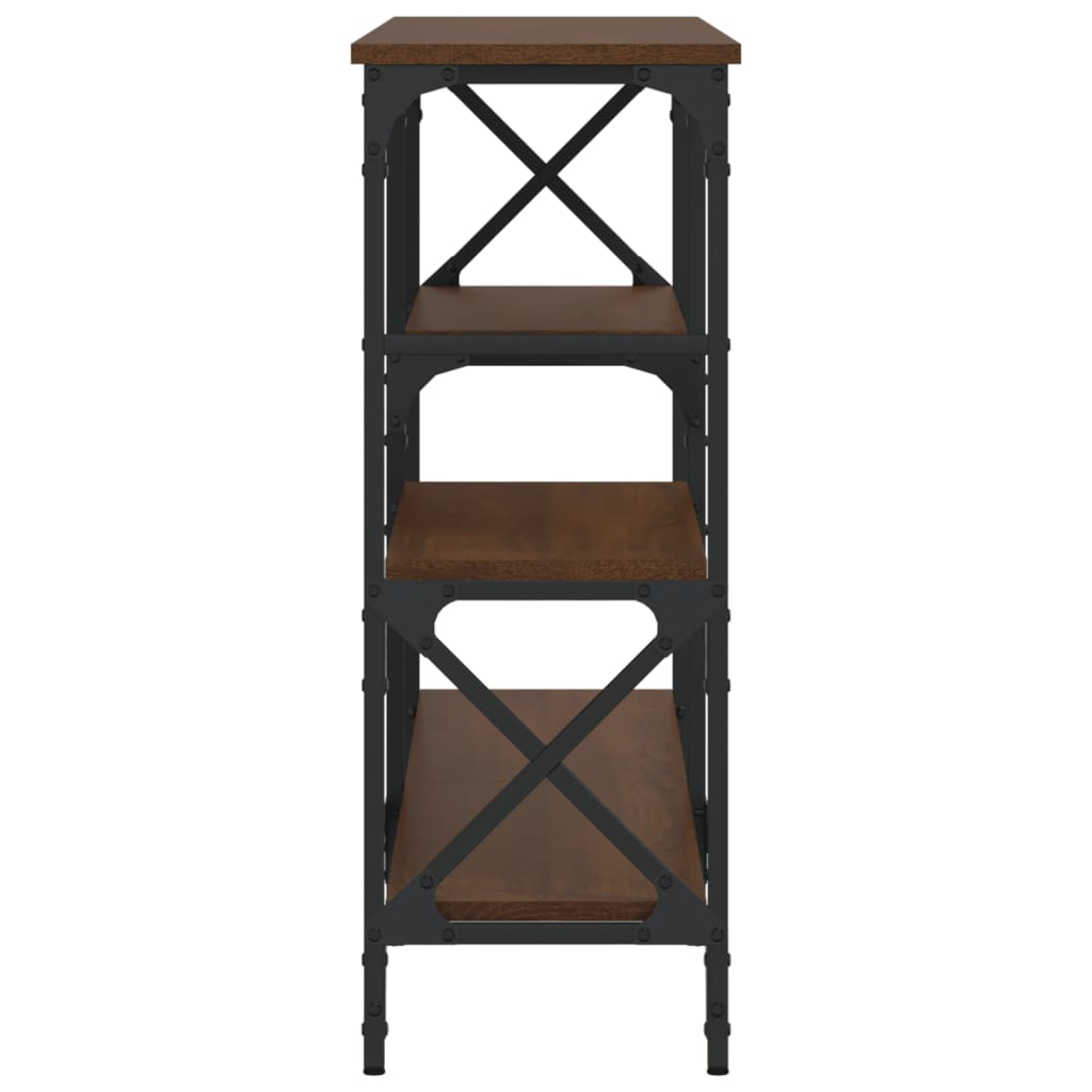 Konsolentisch Braun Eichen-Optik 150x29x76,5 cm Holzwerkstoff