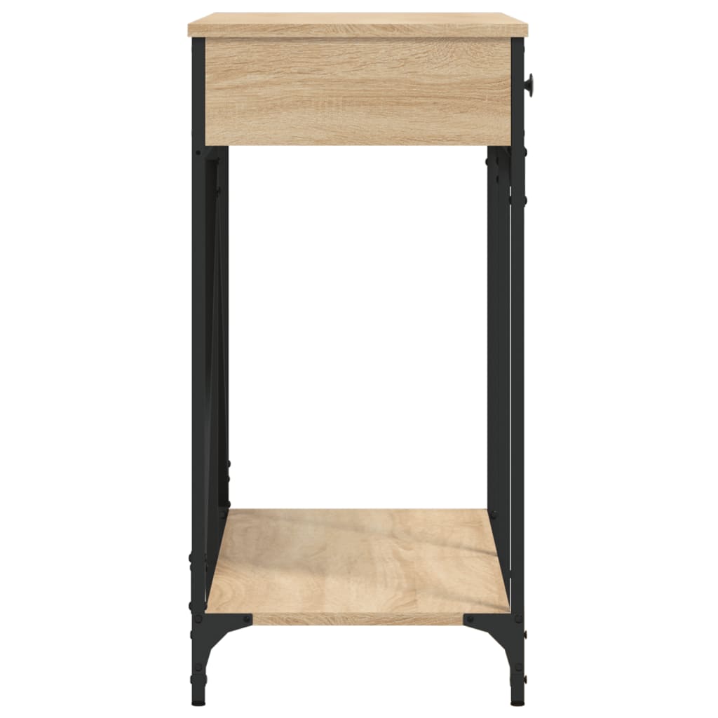 Konsolentisch Sonoma-Eiche 100x39x78,5 cm Holzwerkstoff