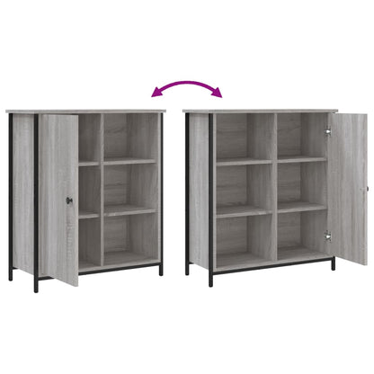 Sideboard Grau Sonoma 70x30x80 cm Holzwerkstoff