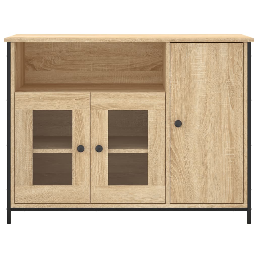 Sideboard Sonoma-Eiche 100x35x75 cm Holzwerkstoff