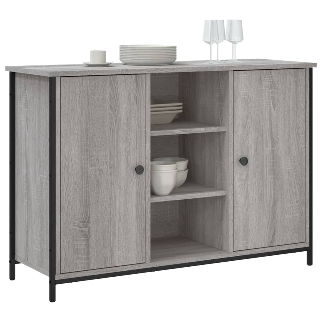 Sideboard Grau Sonoma 100x35x70 cm Holzwerkstoff