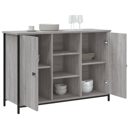 Sideboard Grau Sonoma 100x35x70 cm Holzwerkstoff