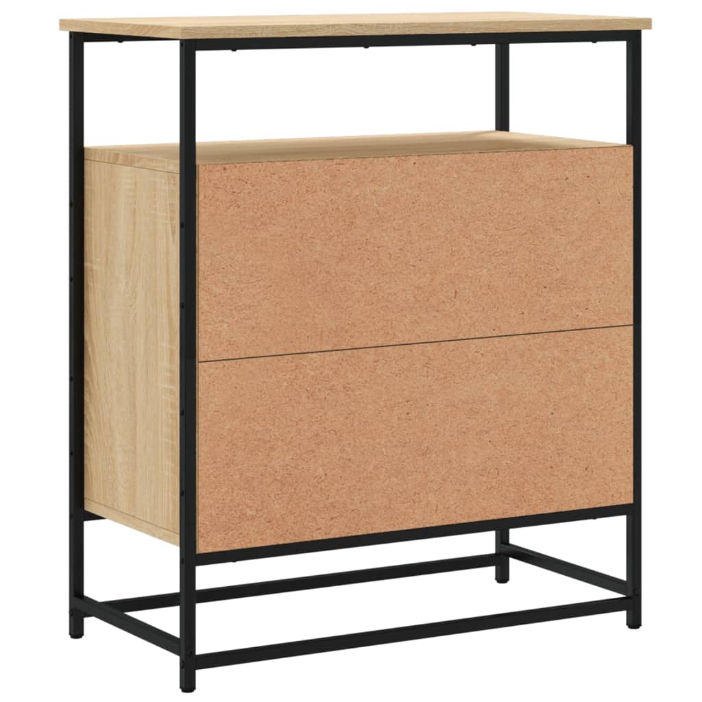 Sideboard Sonoma-Eiche 69 x 35 x 80 cm Holzwerkstoff