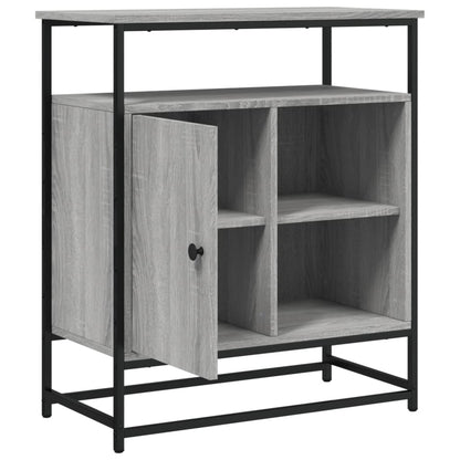 Sideboard Grau Sonoma 69x35x80 cm Holzwerkstoff