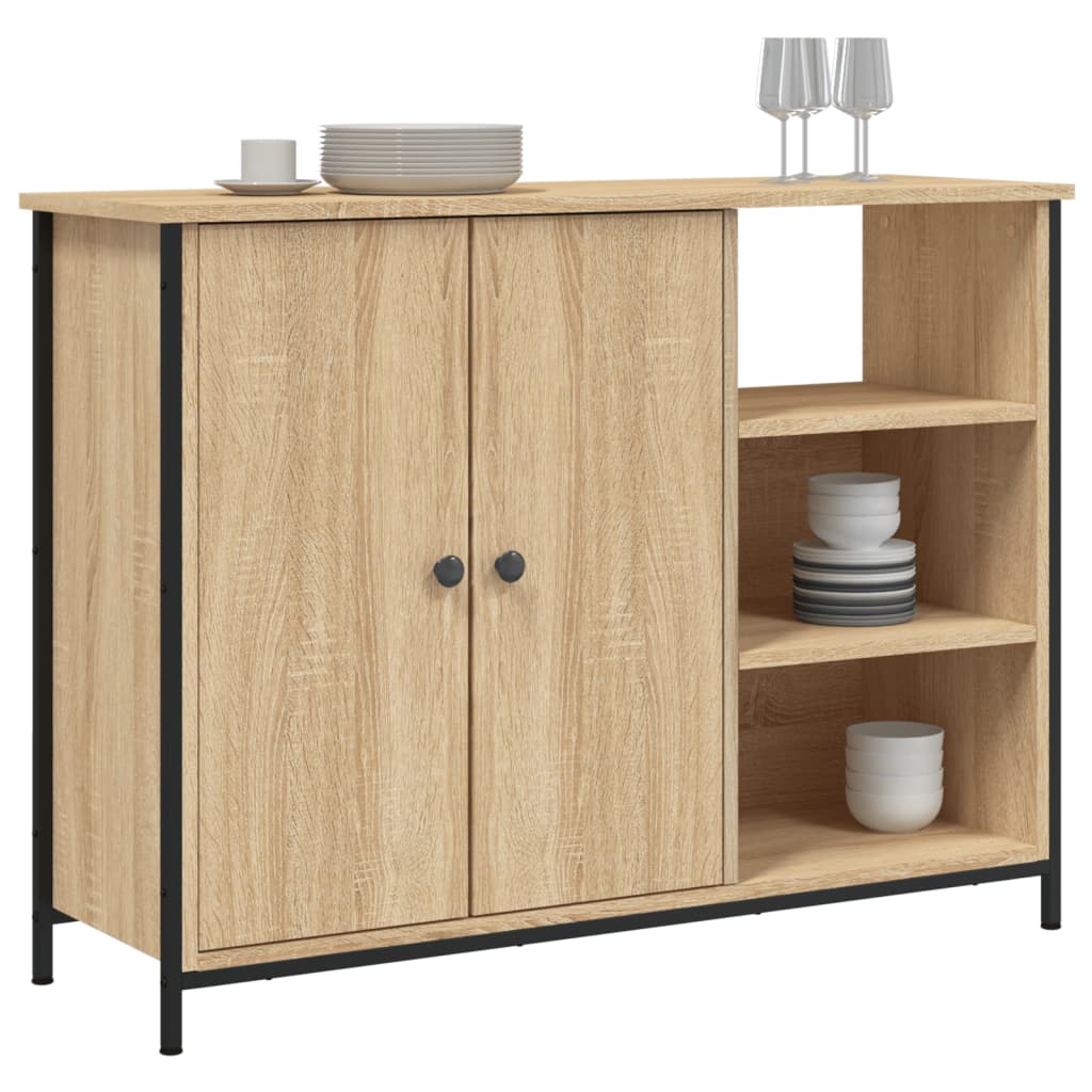 Sideboard Sonoma-Eiche 100x33x75 cm Holzwerkstoff