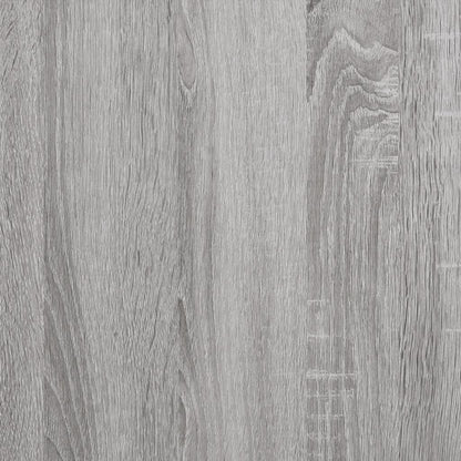 Sideboard Grau Sonoma 100x33x75 cm Holzwerkstoff