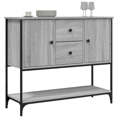 Sideboard Grau Sonoma 100x36x85 cm Holzwerkstoff