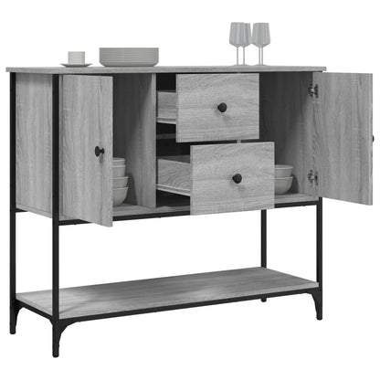 Sideboard Grau Sonoma 100x36x85 cm Holzwerkstoff