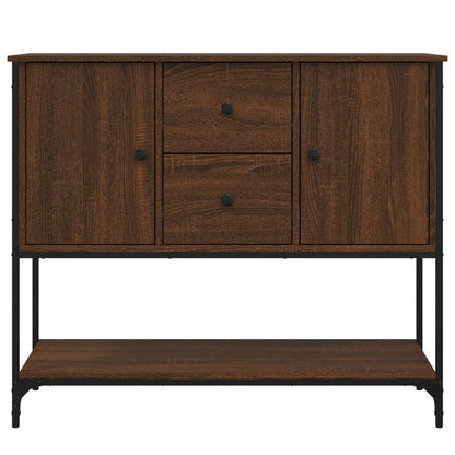 Sideboard Braun Eichen-Optik 100x36x85 cm Holzwerkstoff