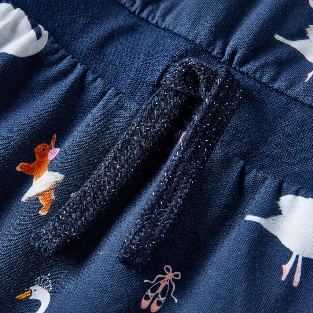 Kinderkleid mit Langen Ärmeln Marineblau 92