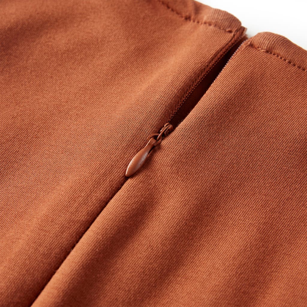 Kinderkleid mit Langen Ärmeln Cognac 92