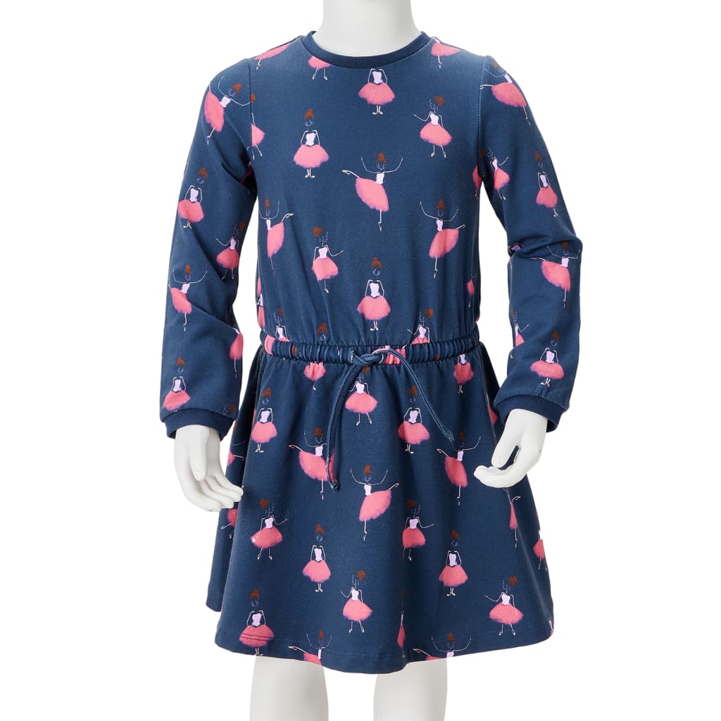 Kinderkleid Marineblau 92