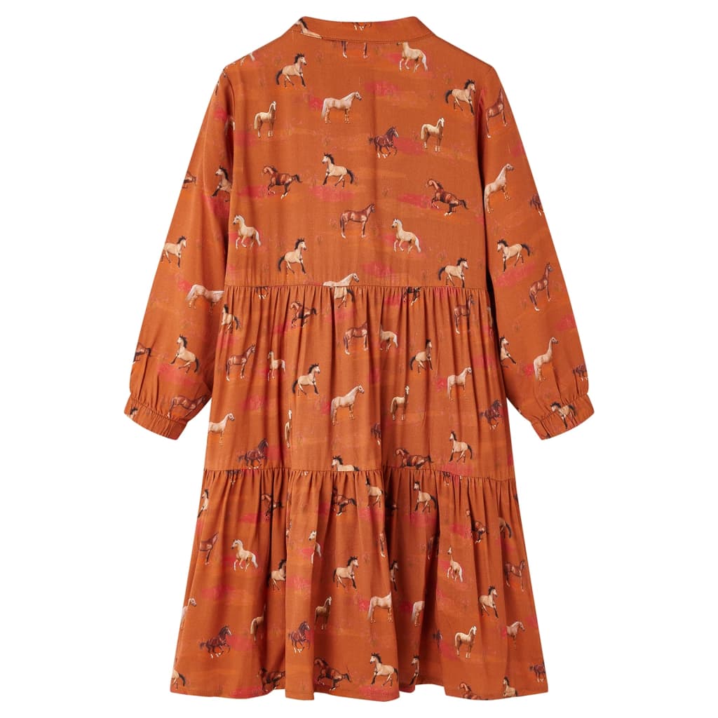 Kinderkleid Cognac 92