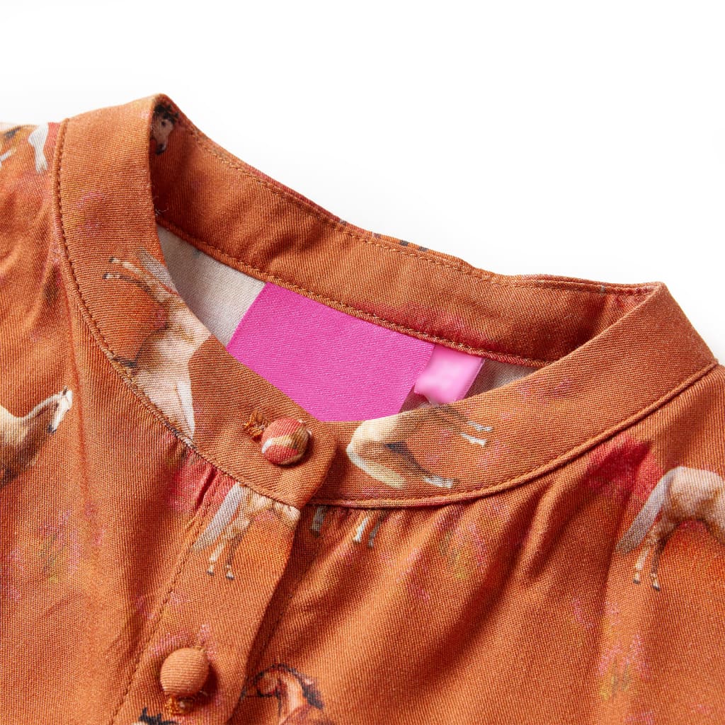 Kinderkleid Cognac 92