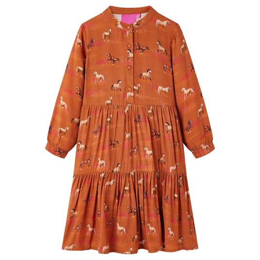 Kinderkleid Cognac 104