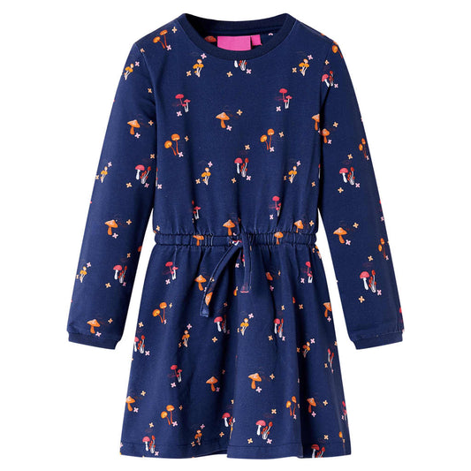 Kinderkleid Marineblau 104