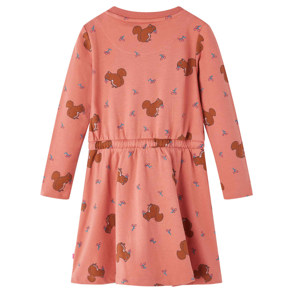 Kinderkleid Altrosa 104