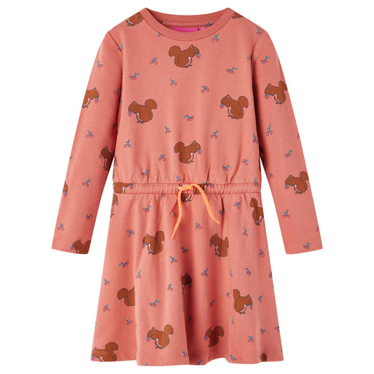 Kinderkleid Altrosa 128