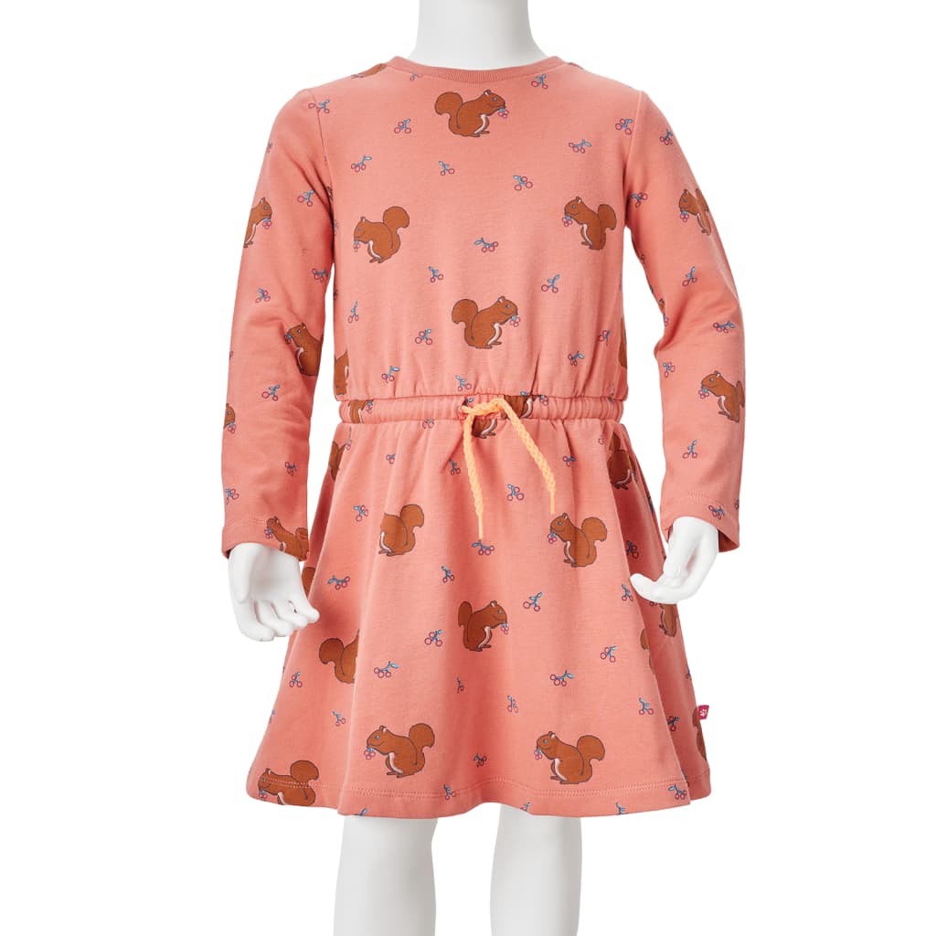 Kinderkleid Altrosa 128