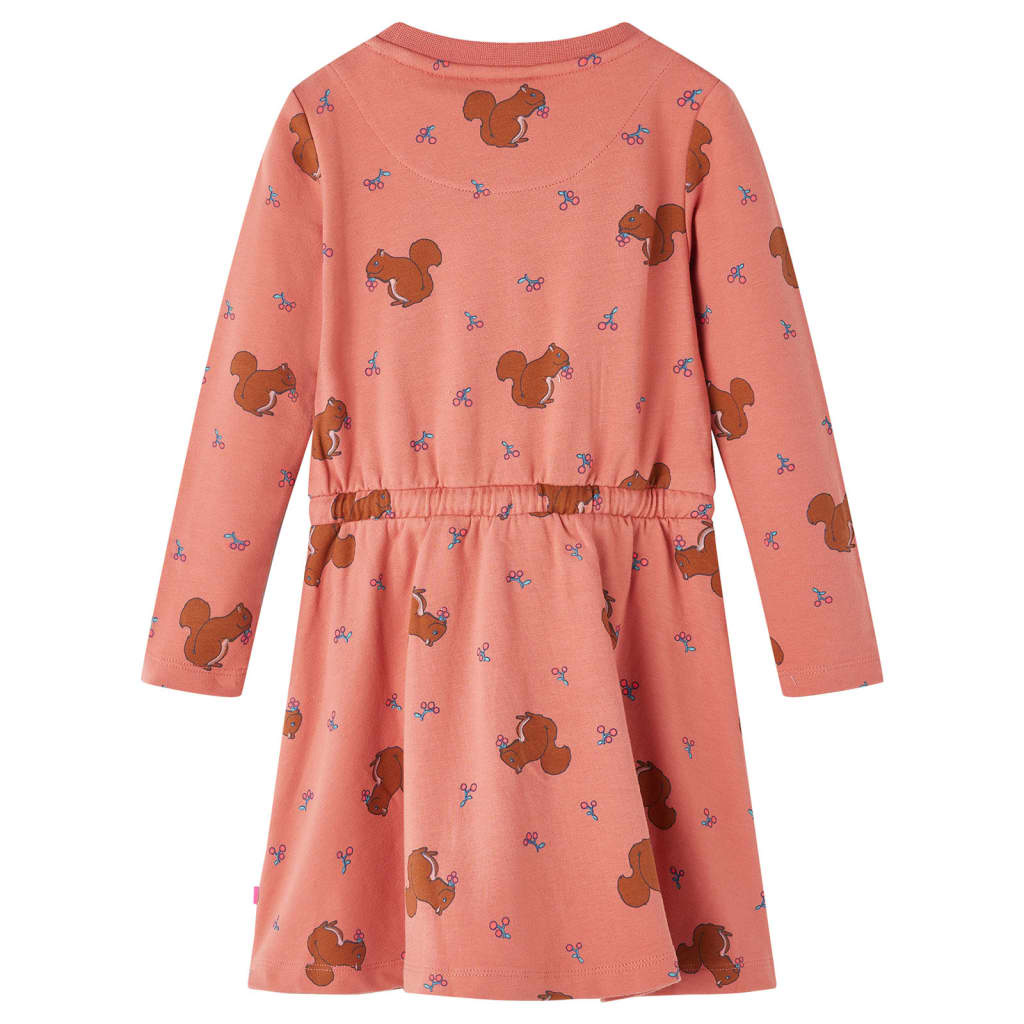 Kinderkleid Altrosa 140