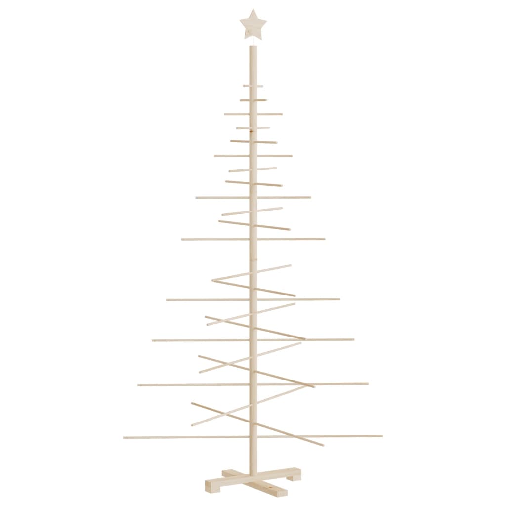 Weihnachtsbaum Holz zum Schmücken 180 cm Massivholz Kiefer