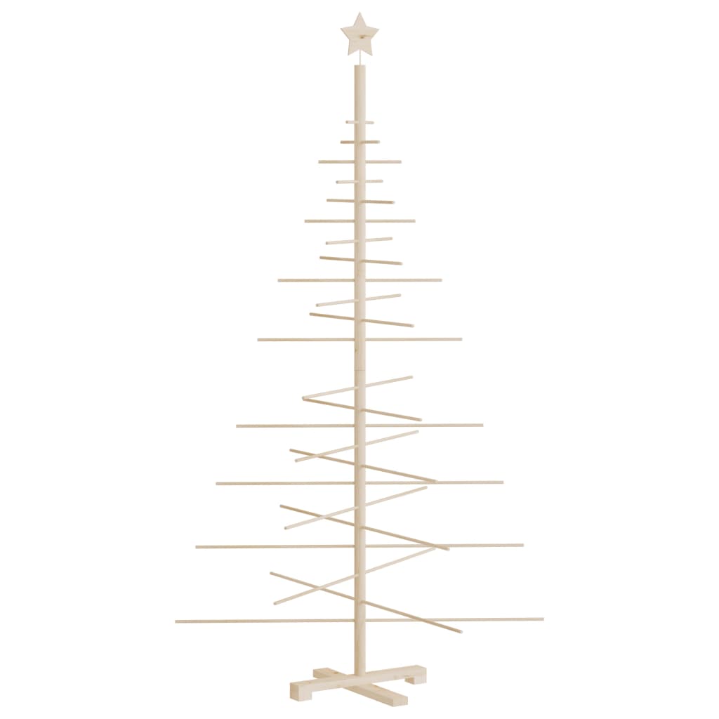 Weihnachtsbaum Holz zum Schmücken 180 cm Massivholz Kiefer