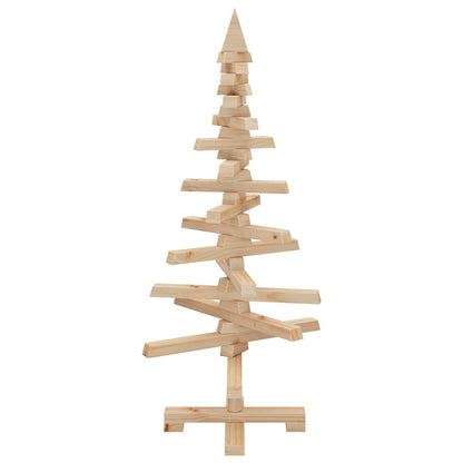 Weihnachtsbaum Holz zum Schmücken 90 cm Massivholz Kiefer