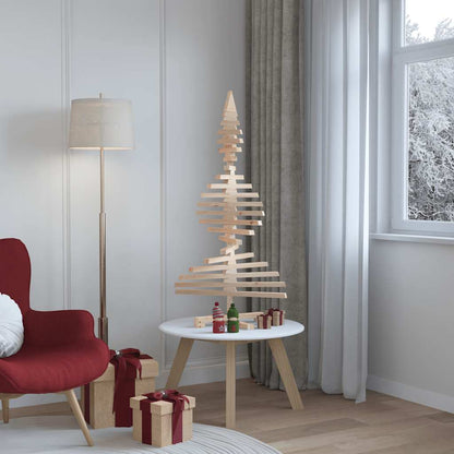 Weihnachtsbaum Holz zum Schmücken 120 cm Massivholz Kiefer