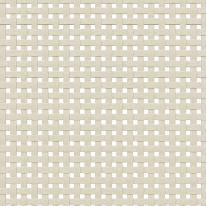 Bücherschrank SENJA Rattan-Look Weiß 90x35x130 cm Kiefernholz